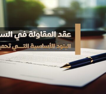 عقد المقاولة