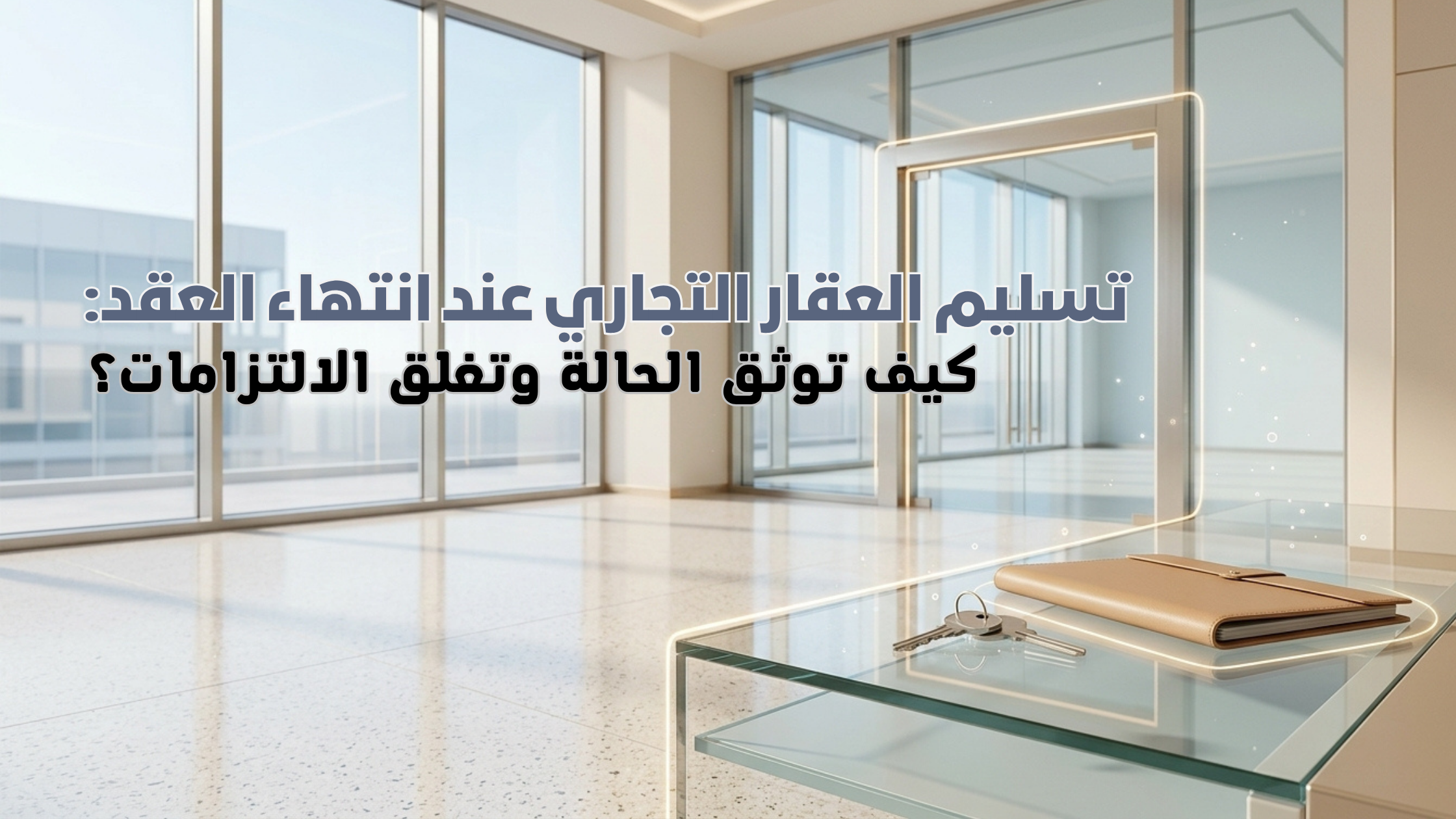 تسليم العقار التجاري
