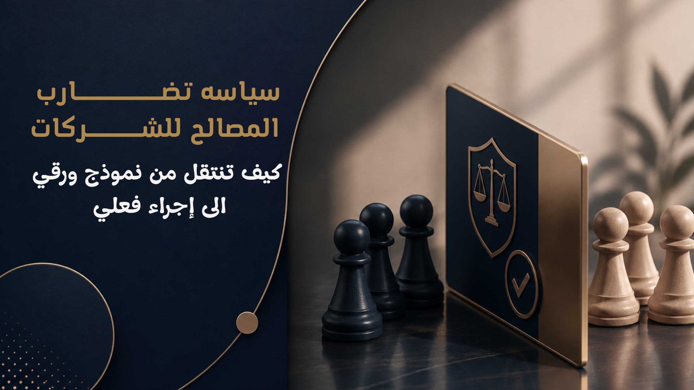 سياسة تضارب المصالح للشركات