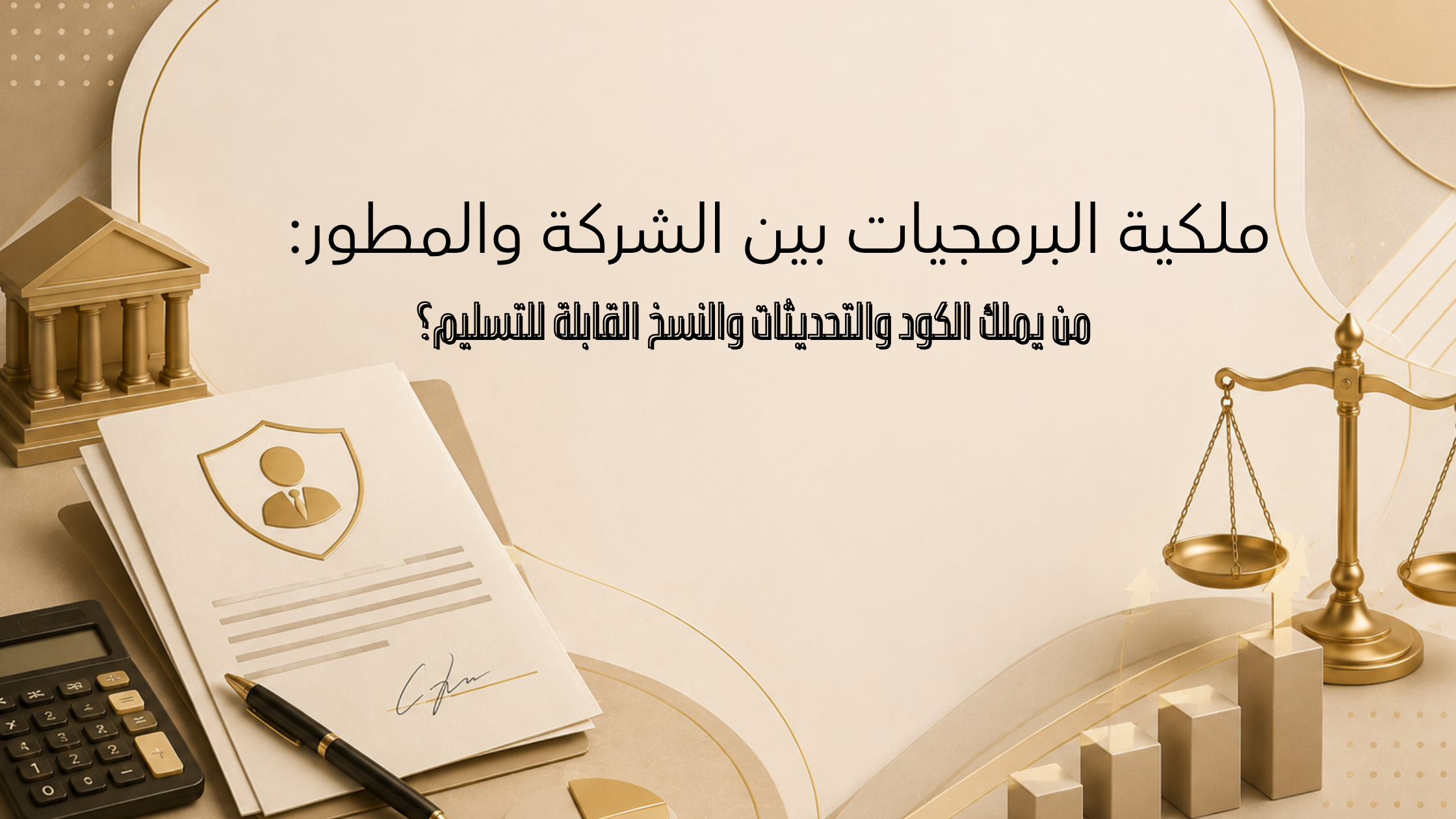 ملكية البرمجيات بين الشركة والمطور