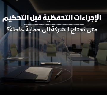 الإجراءات القانونية قبل التحكيم