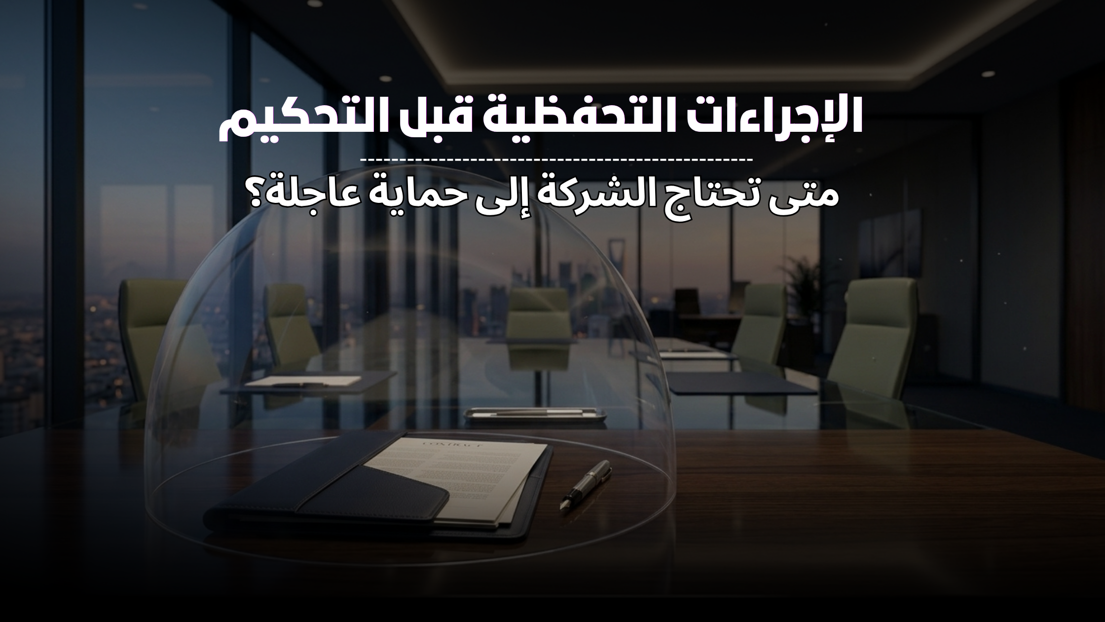 الإجراءات القانونية قبل التحكيم