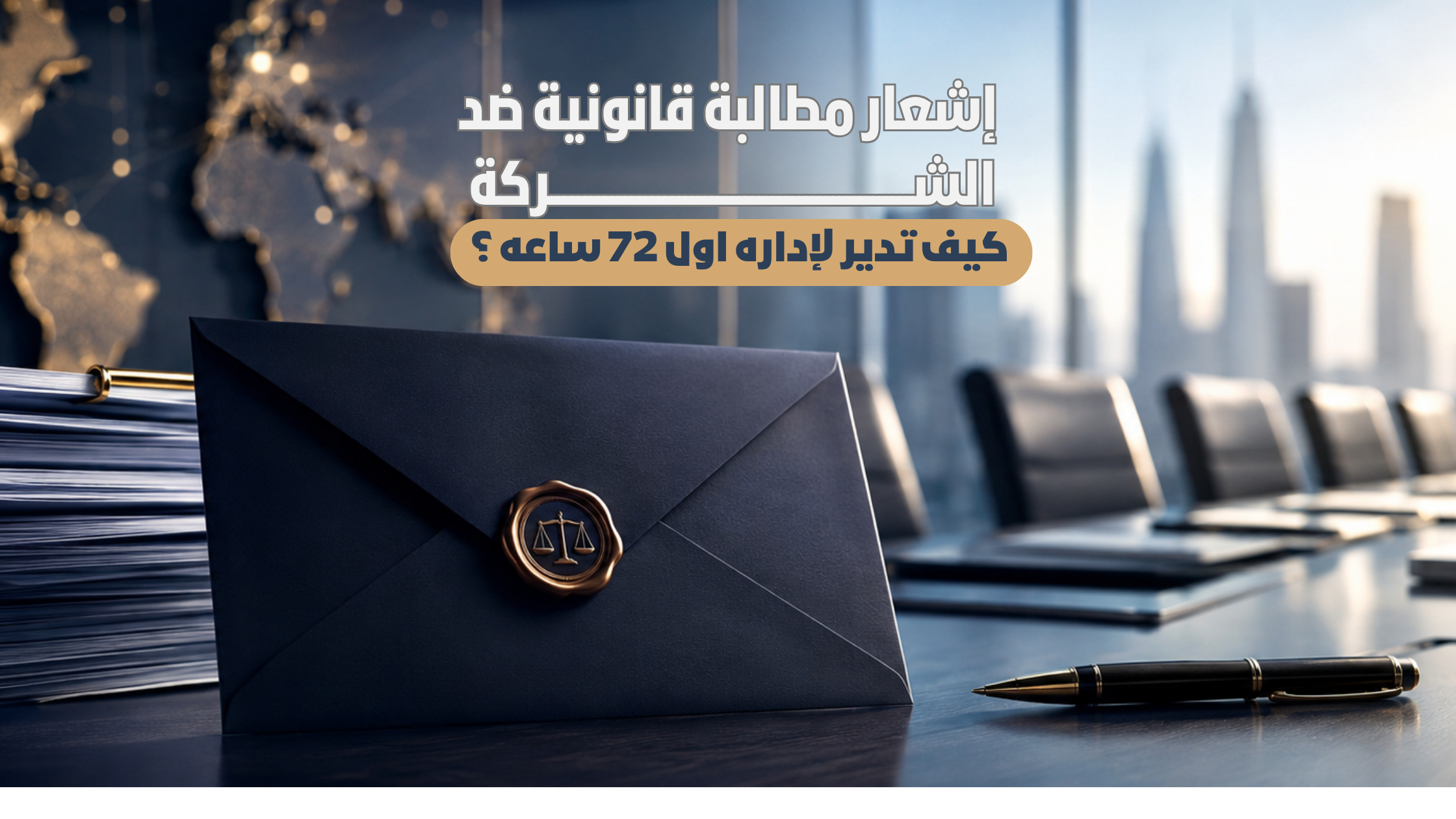 إشعار مطالبة قانونية ضد الشركة