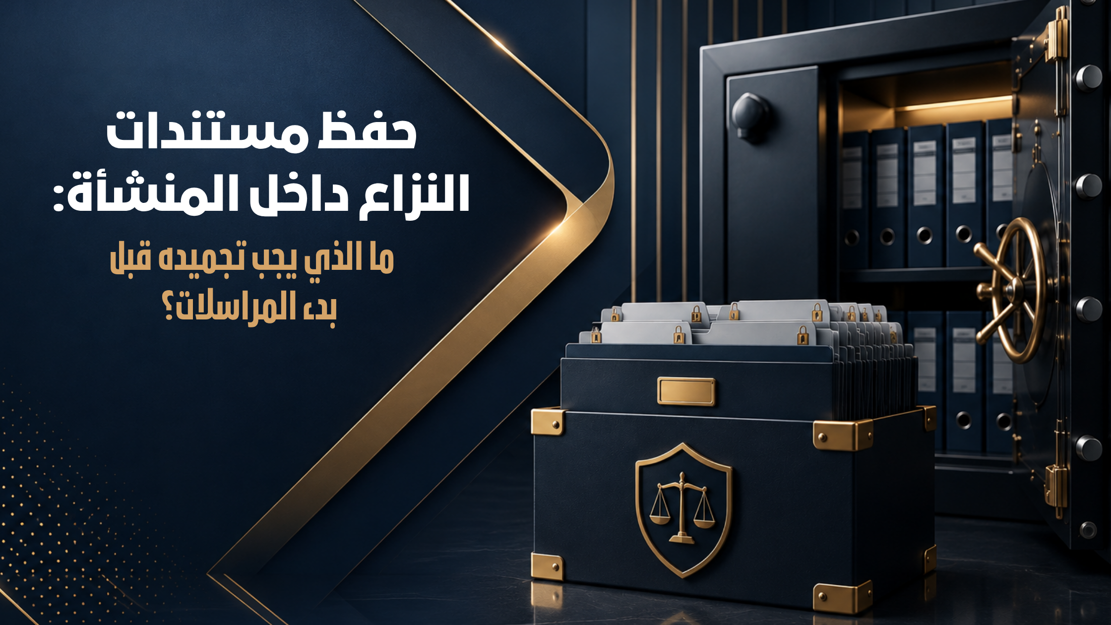 حفظ مستندات النزاع داخل المنشأة