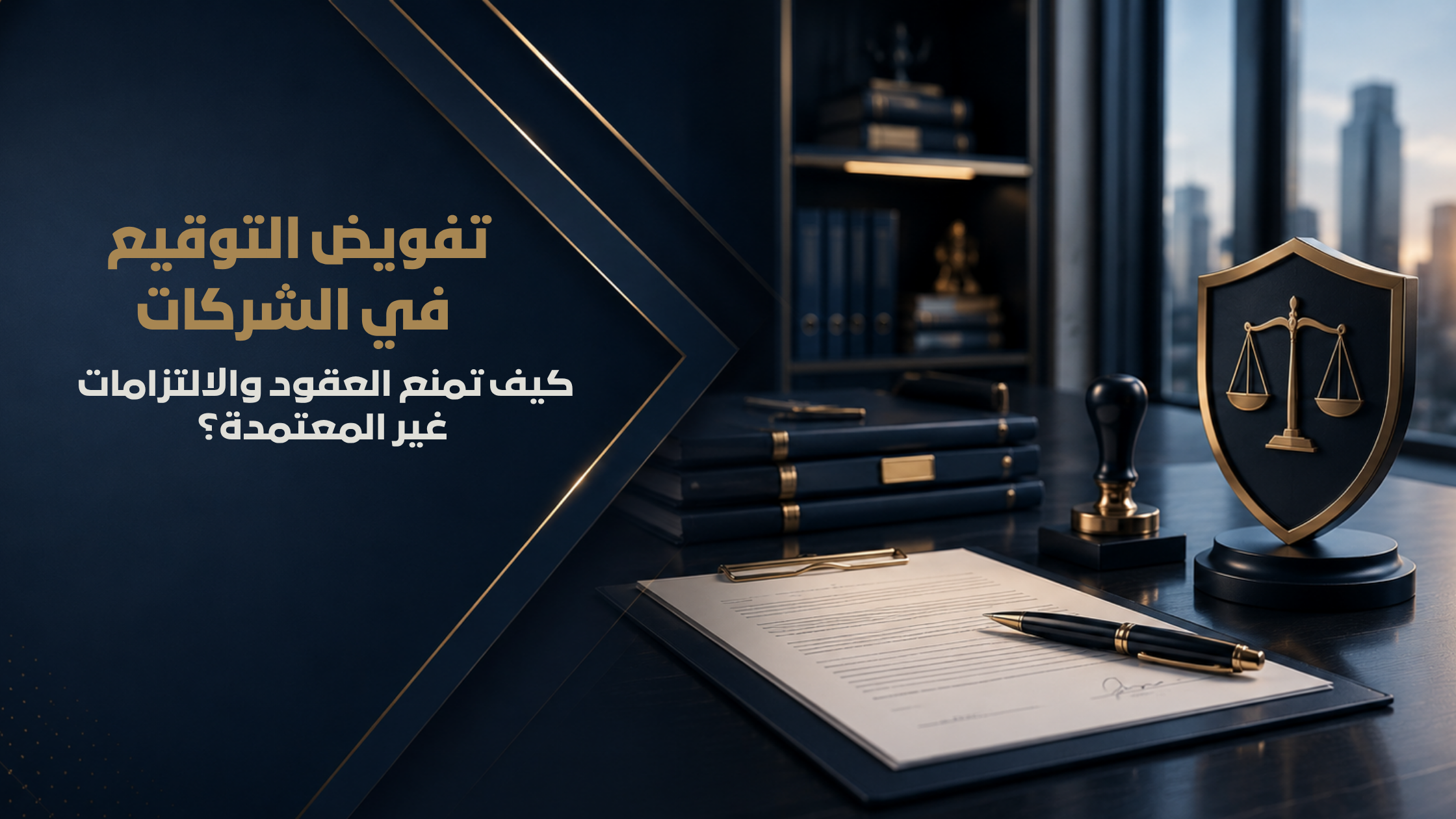 تفويض التوقيع في الشركات